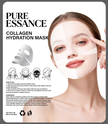 PURE ESSANCE Bio-Collagen Gesichtsmasken